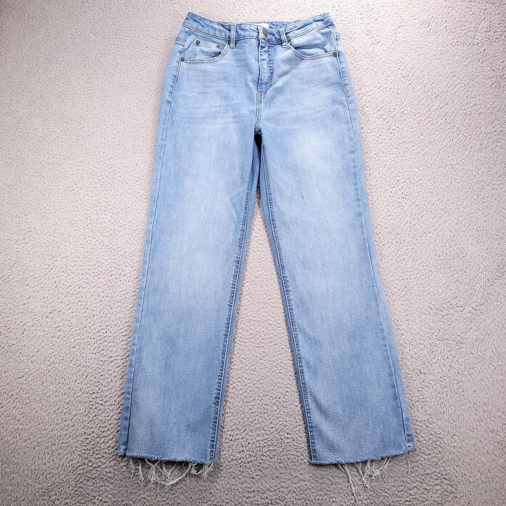 Oat New York Light Blue Straight Leg Jeans
